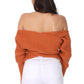Sexy Off The Shoulder Wrap Bolero Sweater Shawl with Sleeve KC003 (S/M-M/L)