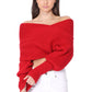 Sexy Off The Shoulder Wrap Bolero Sweater Shawl with Sleeve KC003 (S/M-M/L)