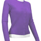 Women's Long Sleeve Crewneck Knit Cardigan Sweater MK0179 (S-L)