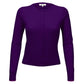 Women's Long Sleeve Crewneck Knit Cardigan Sweater MK0179 (S-L)