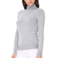 Women's Long Sleeve Turtleneck Pullover Sweater MK3349 (S-L)