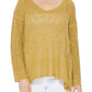 V Neck Long Sleeve Knit Top Loose Pullover Summer Sweater MK3392 (S-L)
