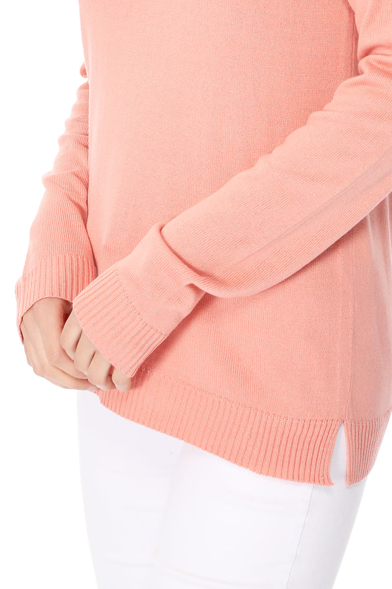 Women's Casual Long Sleeve Crewneck Pullover Sweater MK3399 (S-L)