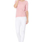 Short Half Sleeve Button Down Crewneck Knit Cardigan Sweater MK3467 (S-XL)
