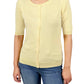 Short Half Sleeve Button Down Crewneck Knit Cardigan Sweater MK3467 (S-XL)