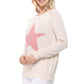 Cute Star Jacquard Round Neck Pullover Sweater MK3506STAR (S-L)