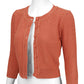 3/4 Sleeve Crewneck Crochet Knit Plus Size Cardigan Sweater MK3514PL (1X-3X)