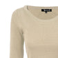 Round Neck Long Sleeve Crop Sweater Knit Crop Top MK3637 (S-XL)