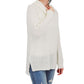 Cowl Neck Oversized Pop-Corn Knit Tunic Sweater MK3650 (S-L)