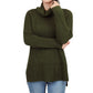 Cowl Neck Oversized Pop-Corn Knit Tunic Sweater MK3650 (S-L)