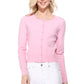 Long Sleeve Crewneck Gem Button Cropped Cardigan Sweater MK5502 (S-XL)