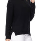 Crewneck Knit Pullover Sweater with Side Slit MK8015 (S-L)