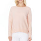 Crewneck Knit Pullover Sweater with Side Slit MK8015 (S-L)
