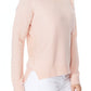 Crewneck Knit Pullover Sweater with Side Slit MK8015 (S-L)