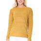 Crewneck Knit Pullover Sweater with Side Slit MK8015 (S-L)