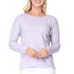 Crewneck Knit Pullover Sweater with Side Slit MK8015 (S-L)