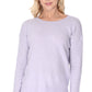Crewneck Knit Pullover Sweater with Side Slit MK8015 (S-L)