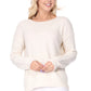 Crewneck Knit Pullover Sweater with Side Slit MK8015 (S-L)