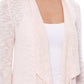 Long Sleeve Soft Sheer Slub Open Front Summer Cardigan MK8080 (S-L)