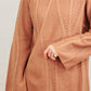 Mock Neck Cable Knitted Tunic Pullover Sweater MK8188 (S-L)