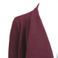 Long Sleeve Open Front Draped Stylish Cape Sweater Cardigan MK8218 (S-L)