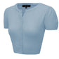 Short Sleeve Crewneck Cropped Bolero Cardigan Knit Sweater CB0536 (S-L)