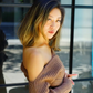 Sexy Off The Shoulder Wrap Bolero Sweater Shawl with Sleeve KC003 (S/M-M/L)
